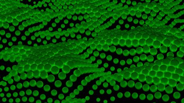 Karanlık metalik dalga yüzeyi fütüristik siber uzay olarak. Tasarım. Geometrik titreşim ortamı veya titreşimli arkaplan