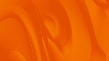 Hareket halindeki sıvı hatlarının arkaplanı. Tasarım. Arka planda kıvrımlı dalgalı çizgiler hareket ediyor. Eğri 3D kıvrımlar dalgalar halinde hareket eder.