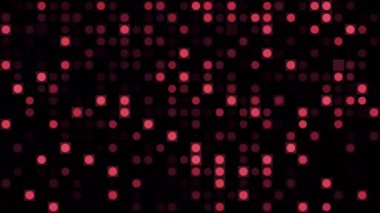 Soyut olarak parlak ışıklar yanıp sönüyor. Hareket. Parlak kırmızı ve turuncu ışıkların görülebildiği ve siyah ile yer değiştirdiği animasyon. Yüksek kalite 4k görüntü