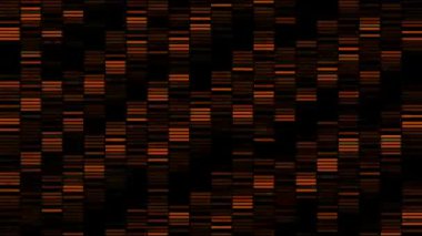 Yağmur matrisi tarzında hareket eden çizgilerin arkaplanı. Hareket. Çizgili neon çizgileri çağlayan çağlayan gibi hareket eder. Neon çizgileri olan bilgisayar arkaplanı şelale gibi geçmişe dönük hareket ediyor.