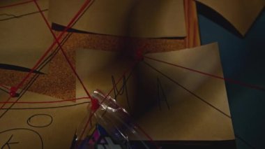 Ofis çıkartmalarındaki kelimeler. Stok görüntüleri. Çıkartmalardaki gizemli bulmacalarla dolu bir gece macerası. Gece ofisindeki çıkartmalarla ilgili garip kelimeler.. 