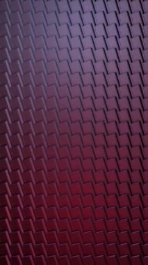 Dönme ve hareket eden fayanslardan oluşan soyut bir duvar. Medya. Aynı büyüklükte fayansların güzel gradyan arkaplanı. Dikey video