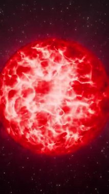 Işıl ışıl parlayan parlak bir top. Hareket. Enerji plazması 3 boyutlu topta pırıl pırıl parlıyor. Uzayda parçacıklarla parıldayan enerji topu.
