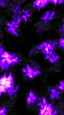 Renklerin ve boyaların muhteşem desenleri. Hareket. Karanlık bir arkaplanda soyut kıvrımlar döndürmek