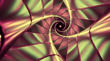 Spiral hareketli arka plan animasyonu. Tasarım. Bükülmüş çizgiler ve döndürme efektiyle soyut girdap