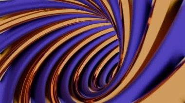 Soyut renkli dönen spiral çizgiler. Tasarım. Hareket halindeki optik illüzyon kasırga etkisi yaratıyor