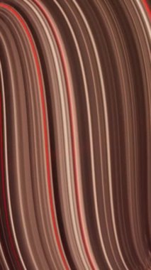 Parlak renklerle soyut dalgalı arkaplan. Medya. Parlayan dar eğimli ipler. Dikey video