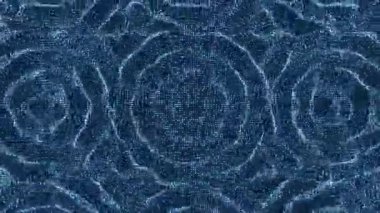 Özmerkezli daireler içeren detaylı bir koyu mavi desen, çeşitli arka planlar ve sanatsal dekorasyonlar için mükemmel.