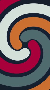 Spiral parlayan etkisi dairesel renk yolculuklar, soyut. Mavi arka plan. Renkli sarmal bir daire şeklinde dokuma çizgilerle.