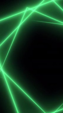 Neon Meydanı döngü arka plan. Arka plan ile neon kareler. Sorunsuz döngü.