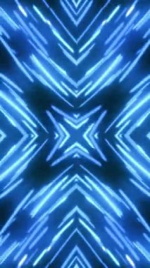 Kaleidoscopes arka plan animasyonlu parlak neon renkli çizgiler ile. Kaleidoscopes arka plan animasyonlu parlak neon renkli çizgiler ve geometrik şekiller ile.