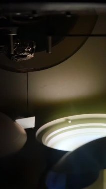 Eski Slayt projektör ışık yolu. Birim içinde ışık kapatmak 4 k