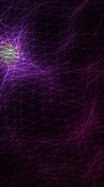 Elektronik Neural ağ - soyut hareket arka plan. Uçan bir nöron ağı elektrik darbeleri ile. SYNAPSE. Beyin. Soğuk renkler. Dolly.