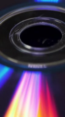 Kompakt disk veya DVD arka plan. Işık, arka plan disk Dvd parlamayı renkli parlama ışık disk Dvd, güzel.