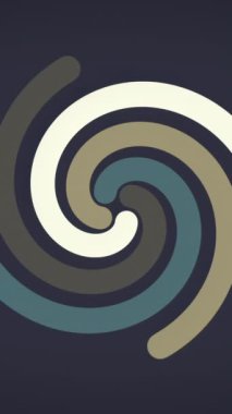 Spiral parlayan etkisi dairesel renk yolculuklar, soyut. Mavi arka plan. Renkli sarmal bir daire şeklinde dokuma çizgilerle.