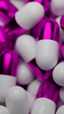 Bir sürü hareket eden 3D tablet. Tasarım. Akıntıda hareket eden 3 boyutlu tabletler. Renkli 3D tabletler büyük yığın halinde hareket ediyor.