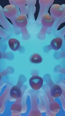 Virüs, bakteri, hücre enfekte olmuş organizma, virüs soyut arka plan. Tasarım. Tıp ve bilim kavramı