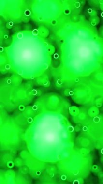 Mikroskop altında soyut mikroorganizmalar ve virüsler. Tasarım. İnsan bağışıklık sistemi virüsü ekranda dolaşıyor