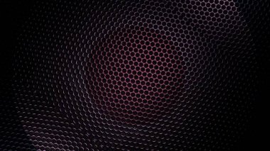 Renkli çemberlerin açılışı. Döngülü. Animasyon. Soyut arkaplan fotoğrafı