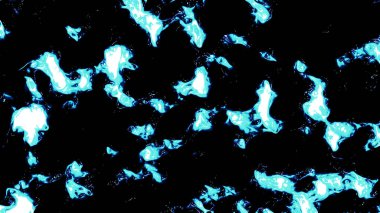 Mavi ve pembe balçık. Hareket. Değişik yönlere yayılan bir sıvı ve animasyonda farklı bir ışık oyunu. Yüksek kalite 4k görüntü