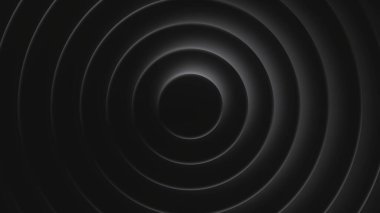 Daireler ve dönen gölgelerle donatılmış bir arka plan. Hareket. Daireleri ve dönen gölgesi olan üç boyutlu katmanlar. Hareket eden renkli gölgeli dairelerin döndürme efekti.