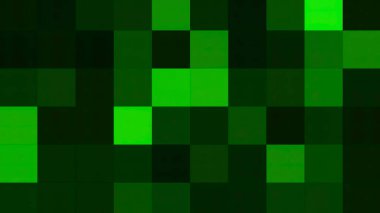 Titrek kareler arka plan, kusursuz döngü animasyonu. Hareket. Göz kırpan karelerin farklı tonları, piksellerin etkisi