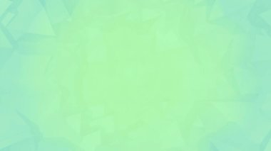 Hassas yeşil arka plan. Tasarım. Çember şeklinde dönen şeffaf desenli parlak animasyon. Yüksek kalite 4k görüntü