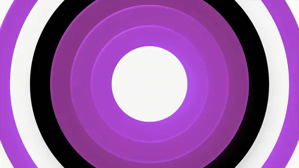 stock image Animated circles in pulsating motion. Motion. Concentric rings of black, white, and pink colors