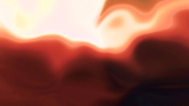 Hareketli noktaları olan soyut lav arkaplanı. Hareket. Işık arka planında hareket eden ısı noktaları. Termal spektrum noktaları hassas desende hareket eder.