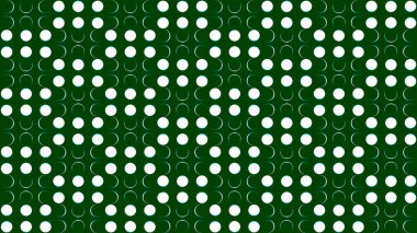 Yüzüklerle parlayan retro noktaların arka planı. Tasarım. Eski tarz ampullerin dairesi değişiyor. Eski tarz noktalarla çember değiştirmenin arkaplanı.