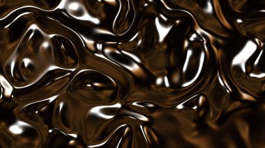 Pembe ve kahverengi sümük. Tasarım. Canlandırmada farklı yönlere yayılan parlak bir sıvı. Yüksek kalite 4k görüntü