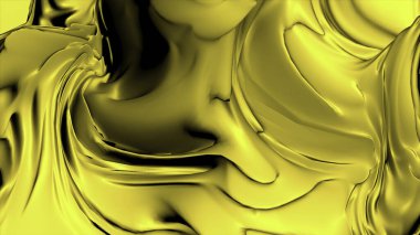 Sıvı kütle dalgalar ve kıvrımlar halinde hareket ediyor. Hareket. Parlak sıvı kütle dalgalar halinde hareket eder. Yoğun sıvı veya doku dalgalar halinde hareket eder.