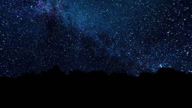 Samanyolu, iz yıldız galaksi ve hareketli gece gökyüzünde yıldızlar. Yıldız ve Samanyolu soyut gece gökyüzü arka plan.