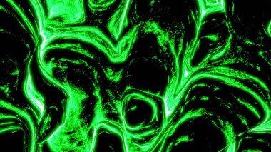 Pembe ve yeşil arkaplan. Tasarım. Çok renkli lekelerin yayılıp desenler oluşturduğu parlak animasyon. Yüksek kalite 4k görüntü