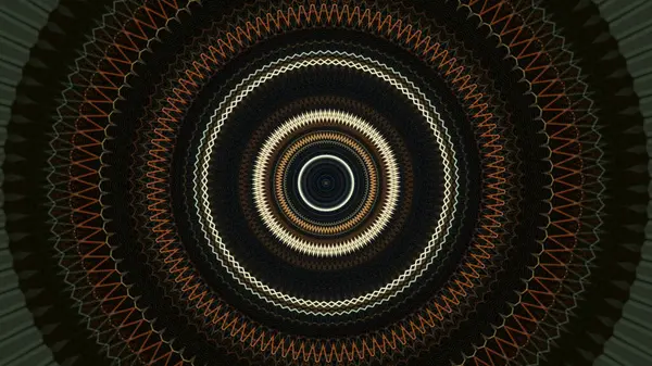 stock image Circular waves motion graphics on black background, seamless loop. Abstract sound technology or audio recorders, pulsating audio rings, seamless loop.