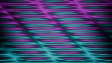 Mor ve deniz mavisi, büyüleyici, dinamik ve soyut sanatsal desenlerin büyüleyici bir görüntüsü.