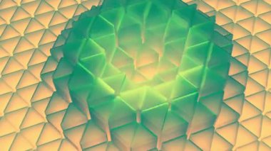 Karmaşık renkler ve tasarım elementlerinin uyumlu bir karışımını güzel bir şekilde gösteren soyut bir geometrik desen
