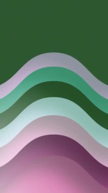 Katmanlı soyut renk arkaplanı. Hareket. Güzel çok renkli katmanlar arkaplan rengini değiştirir. Dalgalı katmanlar hareket eder ve arkaplan renklerini değiştirir.