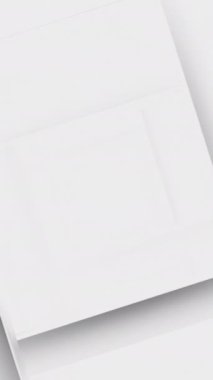 Sonsuz karelerle dönen animasyonlar. Hareket. Beyaz karelerden oluşan soyut hipnotik tünel. Kareler, gölgelerdeki değişimle illüzyon dönüşünde hareket eder.