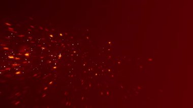 Bu ilgi çekici video, dikkat çeken dinamik bir görsel deneyim yaratan, küçük noktalı canlı kırmızı bir arkaplan sergiliyor.