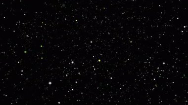 Büyüleyici dinamik bir animasyon parıldayan yıldızlar derin, büyüleyici bir kara arka plana karşı parıldıyor.