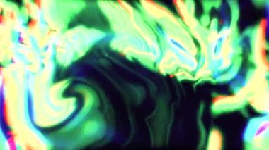 Dönen psikedelik sıvı ışık arka plan animasyonunu gösterir