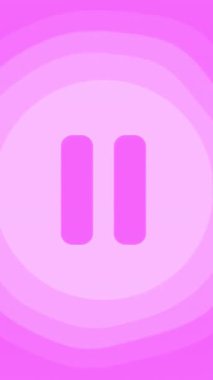 Modern dijital etkileşimi gösteren canlı pembe bir arkaplan üzerine kurulmuş şık ve çağdaş medya denetimleri