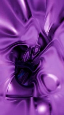 Göz kamaştırıcı ve büyüleyici soyut bir kompozisyon. Koyu bir arkaplanda dönen mor renkler var.