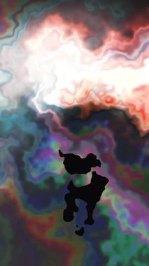 Canlı renklerle ve hayal gücünü büyüleyen girdap tasarımlarla dolu canlı ve soyut kozmik desenleri keşfedin