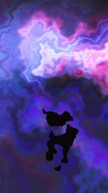 Renkli girdaplar ve büyüleyici rüya şekilleriyle dolu kozmik soyut sanatın canlı dünyasına dalın