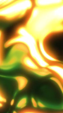 Bu dinamik akışkan soyut arka plan parlak yeşil ve parlak altın renklerin çarpıcı bir karışımını sergiliyor.