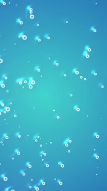 Bu video baloncuklar su ve hava yüzen sergiler yatıştırıcı mavi bir arka plan karşı, rahatlatıcı bir atmosfer oluşturur