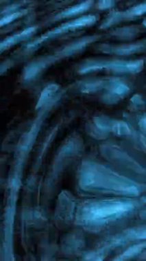 Çeşitli dijital projelerde arka plan kullanımını geliştirmek için mükemmel olan canlı mavi soyut sıvı kalıpları