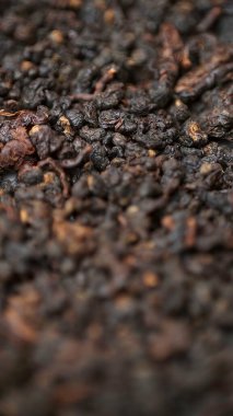 Zengin, karanlık toprağın organik dokusunu ve çeşitliliğini gösteren bilgilendirici ve detaylı bir bakış açısı. Medya